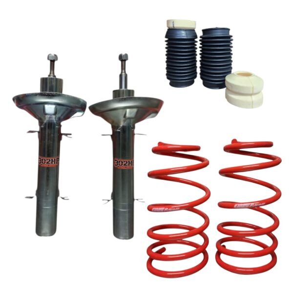 Combo Vastago Corto VW Bora Con resortes progresivos delantero y fuelles